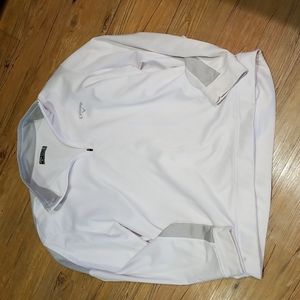 Callaway quarter zip long sleeve side pockets top